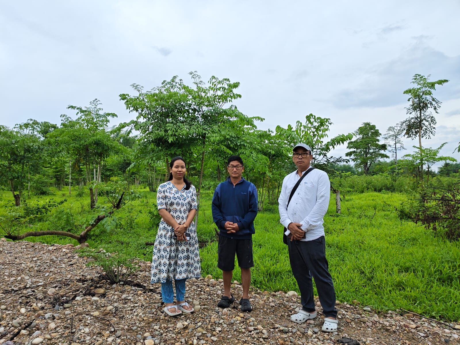 Farmers plantation visit